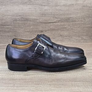 Magnanni Diversa Roddy’s Men's Sz 10M Dark Brown Monk Strap Dress Shoes (21143)